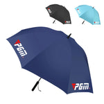PGM YS005 Golfschirm mit integriertem Elektroventilator Sonnenschutzschirm, Dunkelblau, Schwarz, Seeblau