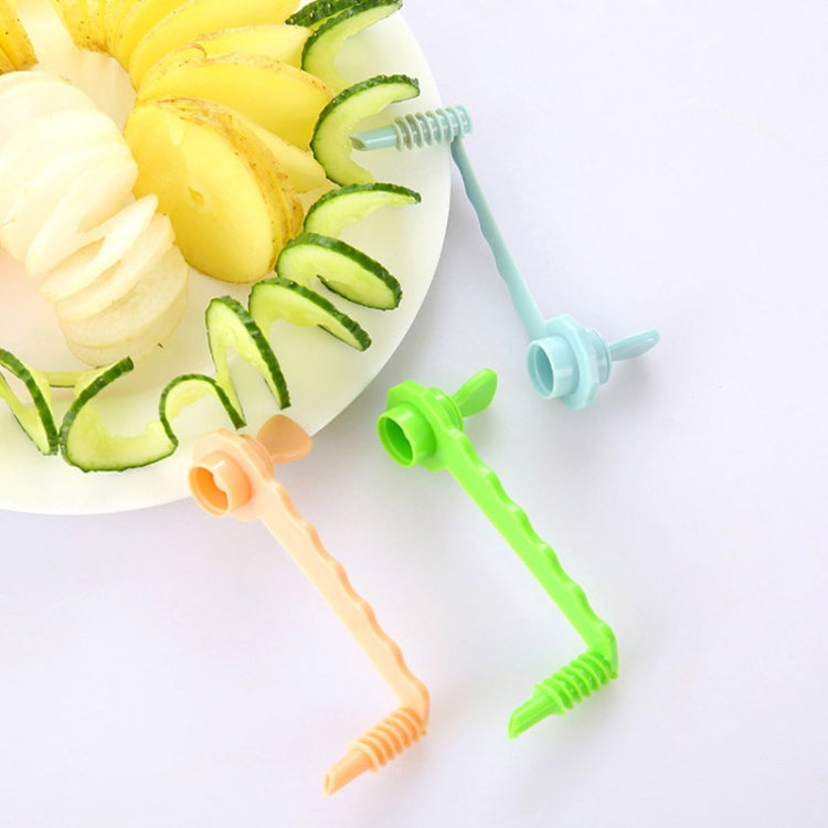 Karotten-Spiralizer Gemüsespiralschneider Kartoffelschneider, Karotten-Spiralizer (Blau)