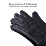 Verlängerte Silikon-Anti-Rutsch-Handschuhe Beständig Gegen Hohe Temperaturen Isolierte Mikrowellen Anti-Verbrüh-Handschuhe, Verlängerte Silikonhandschuhe