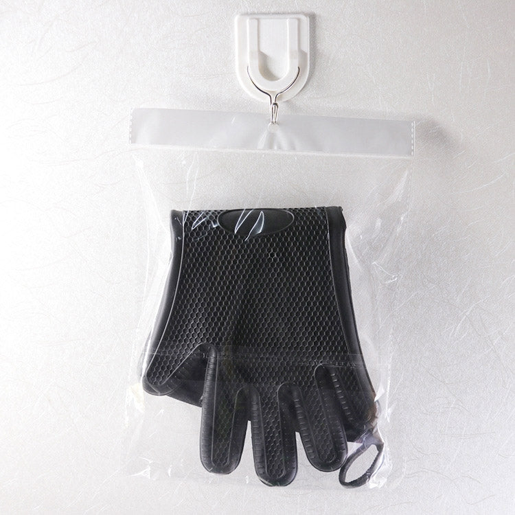 Verlängerte Silikon-Anti-Rutsch-Handschuhe Beständig Gegen Hohe Temperaturen Isolierte Mikrowellen Anti-Verbrüh-Handschuhe, Verlängerte Silikonhandschuhe