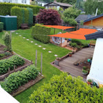Garten-Schwimmbecken-Sonnensegel-Regenschutz-Plane, Größe: 2m x 1.8m, 2m x 1.8m