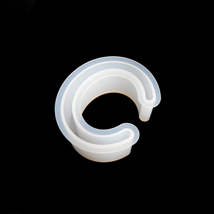 C-förmiges Armband, Halböffnungsform, DIY Kristall-Epoxid-Silikonform, MD1005