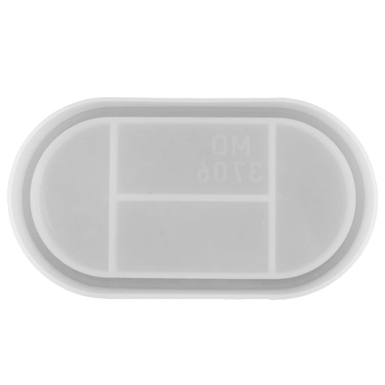 Ovalschale Silikonform DIY Kristallkleber Aufbewahrungsbox Form, MD3706
