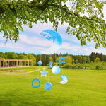 DIY Windspiel Epoxidharzform Mondanhänger Windspiel Hänge-Set Form, Stil:, MD3535 + MD3536, MD3535 + MD3536 + Angelschnur