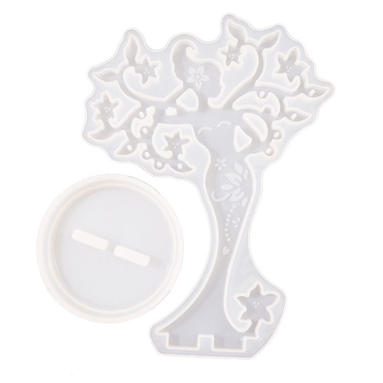 Schmuckaufbewahrungsständerform, DIY-Ornamente Epoxidharzform, MD3717+MD3718