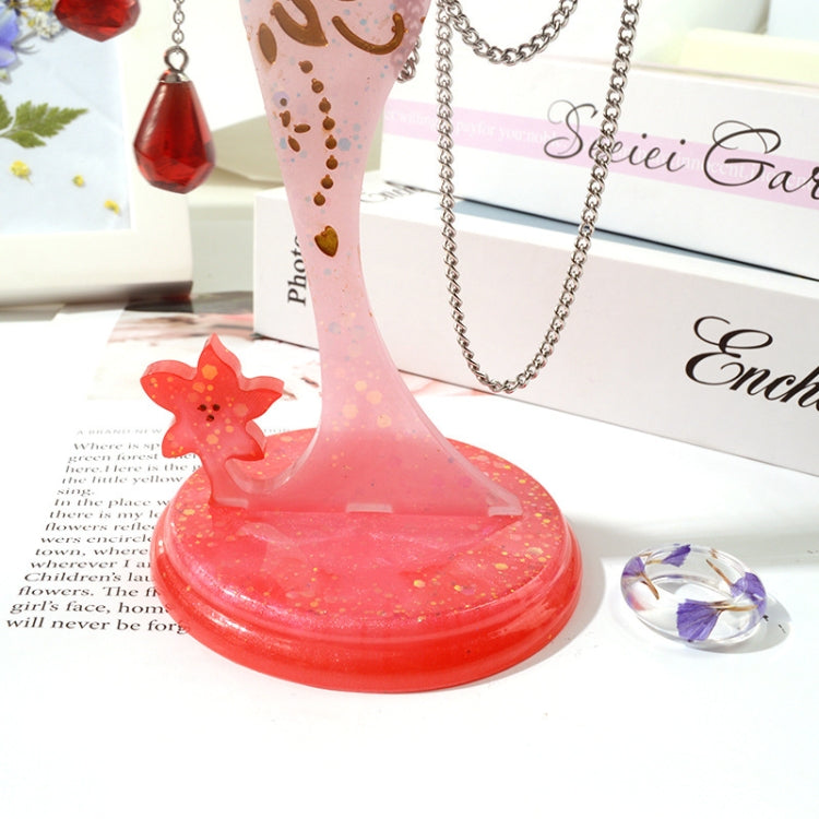 Schmuckaufbewahrungsständerform, DIY-Ornamente Epoxidharzform, MD3717+MD3718