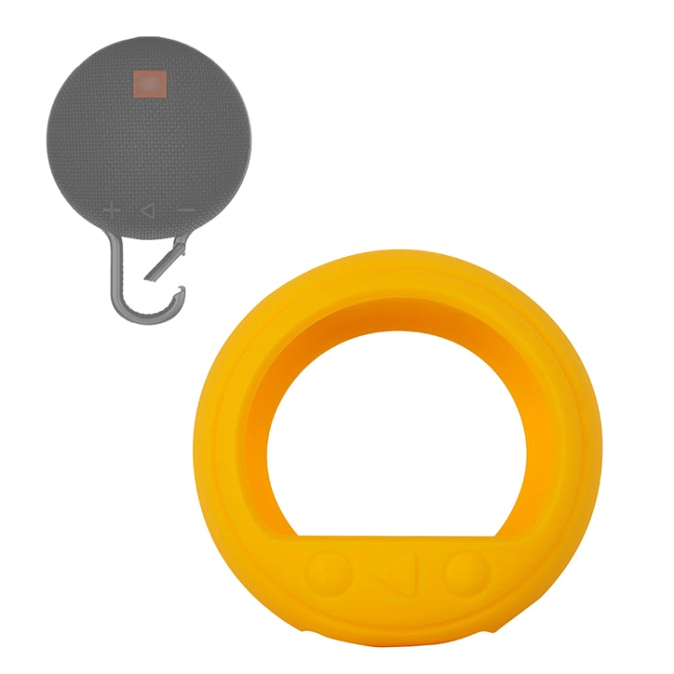 Für JBL Clip 3 Bluetooth-Lautsprecher, weiche Silikonschutzhülle, Gelb, Rot, Schwarz, Silbergrau, Orange, Armeegrün, Dunkelblau