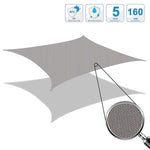 Wasserdichtes Anti-UV-Sonnensegel für den Garten, Größe: 2,5 m x 3 m, 2,5 m x 3 m