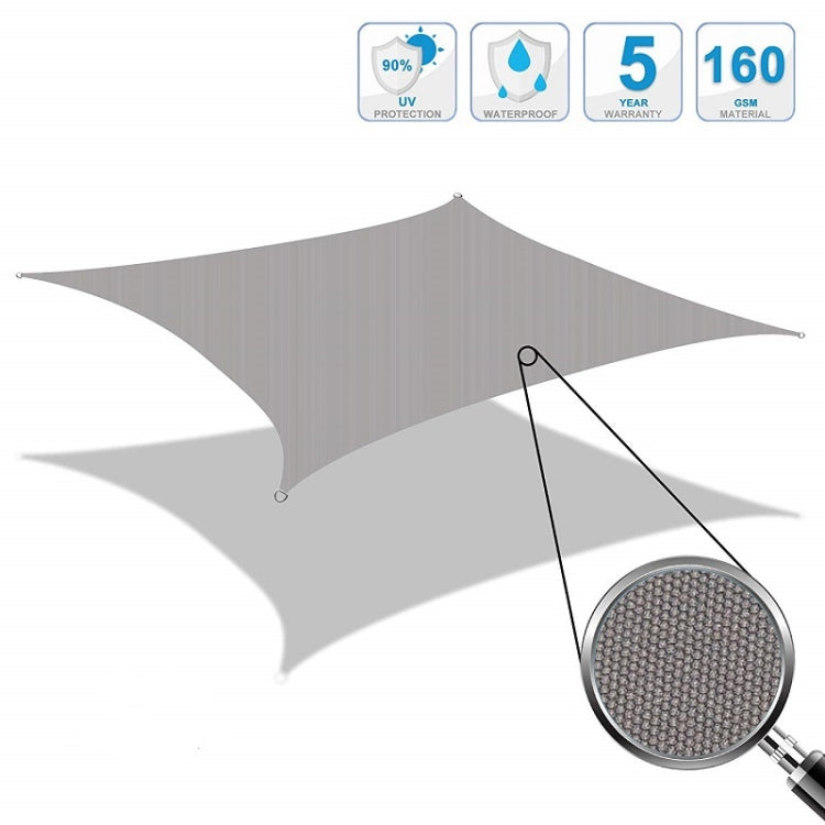 Wasserdichtes Anti-UV-Sonnensegel für den Garten, Größe: 2,5 m x 3 m, 2,5 m x 3 m