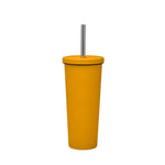 700ml Große doppelwandige Edelstahl-Trinkflasche mit Strohhalm, Vakuum-Outdoor-Isolierflasche 304, Autowasserflasche, Khaki, Zinnoberrot, Lila, Pink, Glasgrün, Moosgrün, Dunkelgrau, Indigo, Tintenschwarz, Grau-Grün, Hellrosa, Grün-Weiß, Seeblau