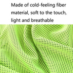 Gym Sports Cold Feeling Sweat-Absorbent Quick-Drying Cold Towel, Quick-Drying Towel, Size: 100 x 30cm(Music Festival), Quick-Drying Towel, Size: 100 x 30cm(Fire), Quick-Drying Towel, Size: 100 x 30cm(Geometric Triangle)