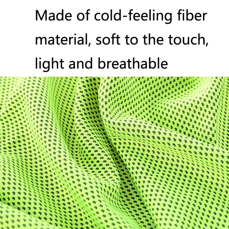 Gym Sports Cold Feeling Sweat-Absorbent Quick-Drying Cold Towel, Quick-Drying Towel, Size: 100 x 30cm(Music Festival), Quick-Drying Towel, Size: 100 x 30cm(Fire), Quick-Drying Towel, Size: 100 x 30cm(Geometric Triangle)