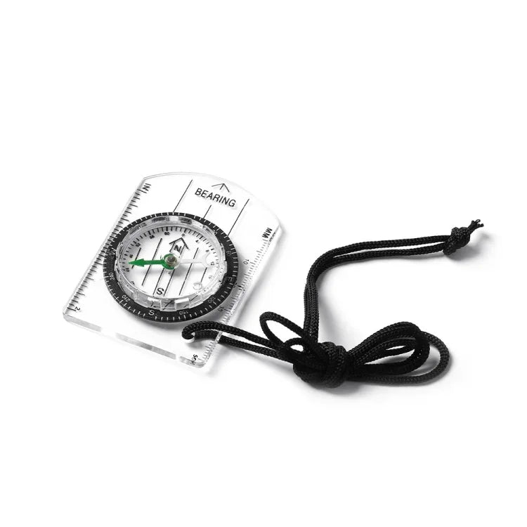 2-in-1 Kompass mit Kartenmesslineal, multifunktionaler Outdoor-Kompass, 2-in-1