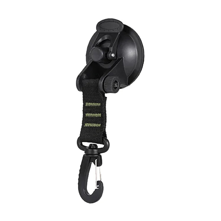 3 Stück Auto Zelt Saugnapf Heimanwender Outdoor Reise Tragbarer Saugnapf Haken, Runder Karabiner