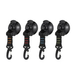 3 Stück Auto Zelt Saugnapf Heimanwender Outdoor Reise Tragbarer Saugnapf Haken, Runder Karabiner