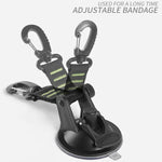 3 Stück Auto Zelt Saugnapf Heimanwender Outdoor Reise Tragbarer Saugnapf Haken, Runder Karabiner