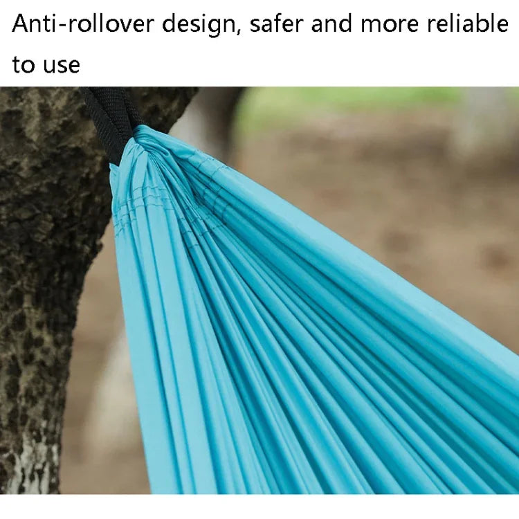 Outdoor Hängematte Camping Nylon Einzelschaukel, zufällige Farblieferung, 0.9x2.45m zufällige Farbe