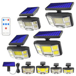 TG-TY085 Solar-Außenwandleuchte mit Bewegungssensor für Haushalt und Garten, wasserdicht, mit Fernbedienung, Spezifikationen: 96 LED integriert, 96 COB integriert, 96 LED separat, 96 COB separat, 168 LED integriert, 168 COB integriert...