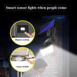 TG-TY085 Solar-Außenwandleuchte mit Bewegungssensor für Haushalt und Garten, wasserdicht, mit Fernbedienung, Spezifikationen: 96 LED integriert, 96 COB integriert, 96 LED separat, 96 COB separat, 168 LED integriert, 168 COB integriert...