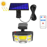 TG-TY085 Solar-Außenwandleuchte mit Bewegungssensor für Haushalt und Garten, wasserdicht, mit Fernbedienung, Spezifikationen: 96 LED integriert, 96 COB integriert, 96 LED separat, 96 COB separat, 168 LED integriert, 168 COB integriert...