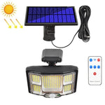 TG-TY085 Solar-Außenwandleuchte mit Bewegungssensor für Haushalt und Garten, wasserdicht, mit Fernbedienung, Spezifikationen: 96 LED integriert, 96 COB integriert, 96 LED separat, 96 COB separat, 168 LED integriert, 168 COB integriert...