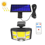 TG-TY085 Solar-Außenwandleuchte mit Bewegungssensor für Haushalt und Garten, wasserdicht, mit Fernbedienung, Spezifikationen: 96 LED integriert, 96 COB integriert, 96 LED separat, 96 COB separat, 168 LED integriert, 168 COB integriert...