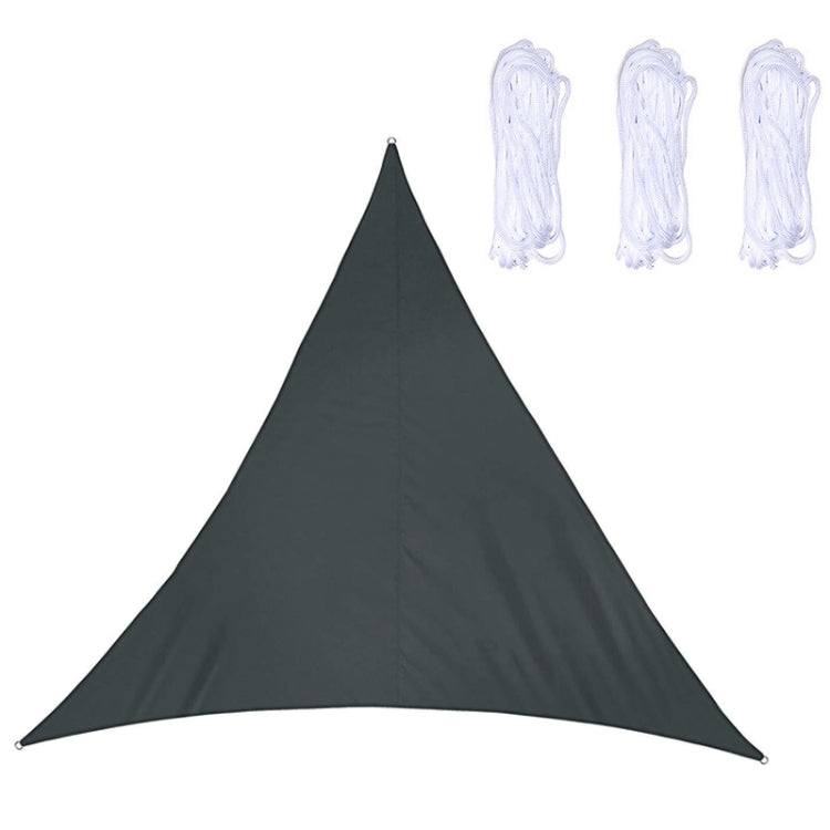 Dreieckiges Outdoor-Garten-Sonnensegel, wasserdicht, UV-Schutz, Größe: 5m x 5m x 5m, 5m x 5m x 5m