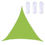 Dreieckiges Outdoor-Garten-Sonnensegel, wasserdicht, UV-Schutz, Größe: 5m x 5m x 5m, 5m x 5m x 5m