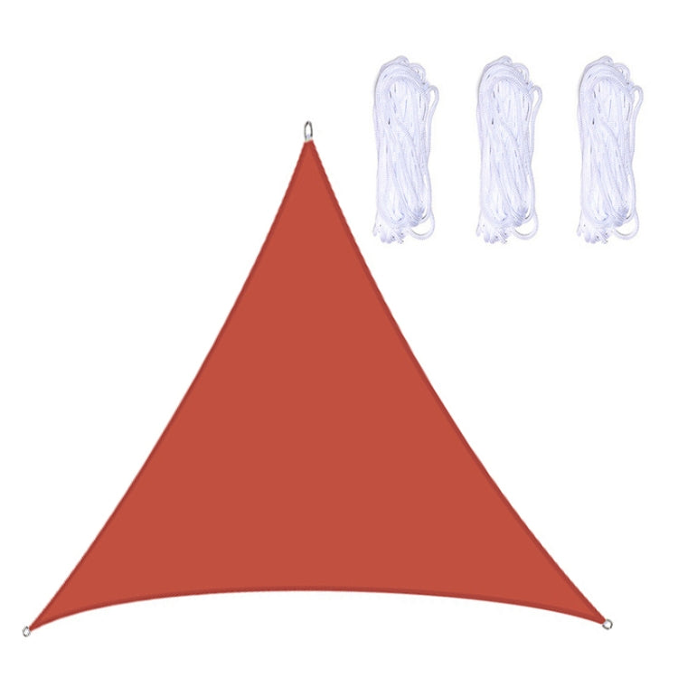Dreieckiges Outdoor-Garten-Sonnensegel, wasserdicht, UV-Schutz, Größe: 5m x 5m x 5m, 5m x 5m x 5m