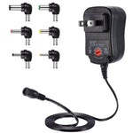 C5 3-12V 12W Einstellbares Spannungsreguliertes Schaltnetzteil Netzadapter Multifunktionsladegerät mit DC-Anschlüssen, US-Stecker, UK-Stecker, EU-Stecker