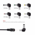 C5 3-12V 12W Einstellbares Spannungsreguliertes Schaltnetzteil Netzadapter Multifunktionsladegerät mit DC-Anschlüssen, US-Stecker, UK-Stecker, EU-Stecker