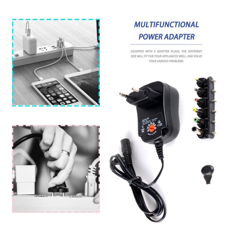 C5 3-12V 12W Einstellbares Spannungsreguliertes Schaltnetzteil Netzadapter Multifunktionsladegerät mit DC-Anschlüssen, US-Stecker, UK-Stecker, EU-Stecker