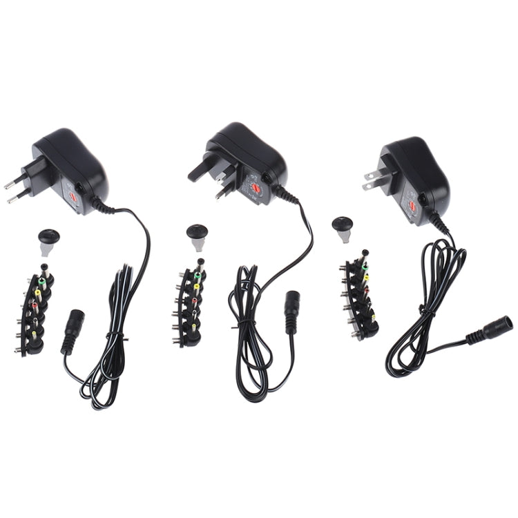 C5 3-12V 12W Einstellbares Spannungsreguliertes Schaltnetzteil Netzadapter Multifunktionsladegerät mit DC-Anschlüssen, US-Stecker, UK-Stecker, EU-Stecker