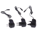 C5 3-12V 12W Einstellbares Spannungsreguliertes Schaltnetzteil Netzadapter Multifunktionsladegerät mit DC-Anschlüssen, US-Stecker, UK-Stecker, EU-Stecker