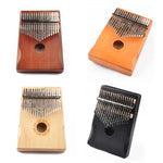 17-Ton-Daumenklavier Kalimba für Anfänger, Einführungsset, Fingerklavier, Braun, Braunes Set, Gelb, Gelbes Set, Holz, Holzset, Schwarz, Schwarzes Set
