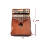 17-Ton-Daumenklavier Kalimba für Anfänger, Einführungsset, Fingerklavier, Braun, Braunes Set, Gelb, Gelbes Set, Holz, Holzset, Schwarz, Schwarzes Set