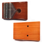 17-Ton-Daumenklavier Kalimba für Anfänger, Einführungsset, Fingerklavier, Braun, Braunes Set, Gelb, Gelbes Set, Holz, Holzset, Schwarz, Schwarzes Set