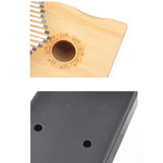 17-Ton-Daumenklavier Kalimba für Anfänger, Einführungsset, Fingerklavier, Braun, Braunes Set, Gelb, Gelbes Set, Holz, Holzset, Schwarz, Schwarzes Set