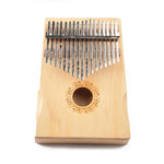17-Ton-Daumenklavier Kalimba für Anfänger, Einführungsset, Fingerklavier, Braun, Braunes Set, Gelb, Gelbes Set, Holz, Holzset, Schwarz, Schwarzes Set
