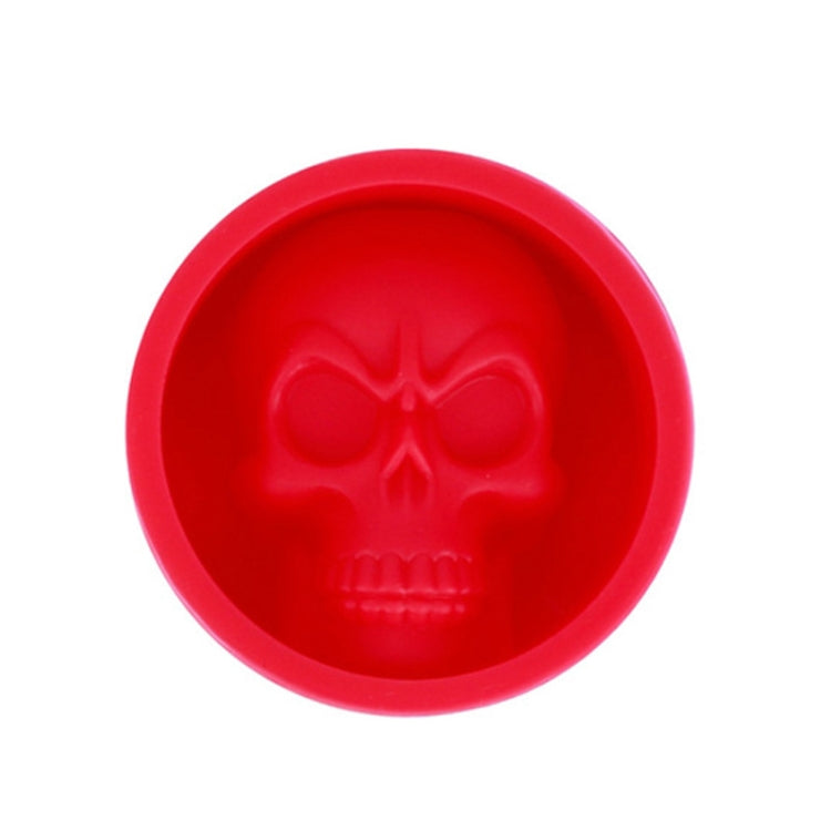 Kühlschrank-Eisbox Lebensmittelqualität Silikon Schädel Eisgitter Kreativer Whiskey Eisball Eisform, Katzenpfotenform (Rot), Schädelform (Blau), Schädelform (Grün), Schädelform (Orange)
