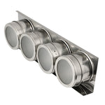 Magnetisches Gewürzständer-Set aus Edelstahl, Gewürzständer-Set aus Edelstahl