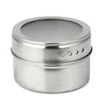 Magnetisches Gewürzständer-Set aus Edelstahl, Gewürzständer-Set aus Edelstahl