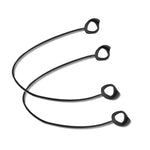 3 STÜCK Bluetooth-Kopfhörer Sport Silikon Anti-Verlust Schnur Für Samsung GALAXY Buds 1 / 2, Schwarz, Weiß, Rot, Blau