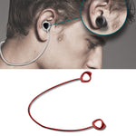 3 STÜCK Bluetooth-Kopfhörer Sport Silikon Anti-Verlust Schnur Für Samsung GALAXY Buds 1 / 2, Schwarz, Weiß, Rot, Blau