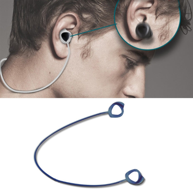 3 STÜCK Bluetooth-Kopfhörer Sport Silikon Anti-Verlust Schnur Für Samsung GALAXY Buds 1 / 2, Schwarz, Weiß, Rot, Blau
