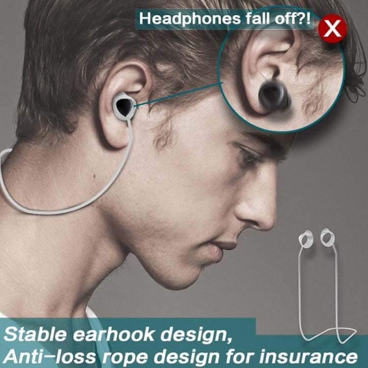 3 STÜCK Bluetooth-Kopfhörer Sport Silikon Anti-Verlust Schnur Für Samsung GALAXY Buds 1 / 2, Schwarz, Weiß, Rot, Blau