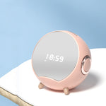 Mini Desktop Multifunktionaler Intelligenter Kabelloser Lade-Bluetooth-Lautsprecher mit Wecker- und Handyhalterfunktion