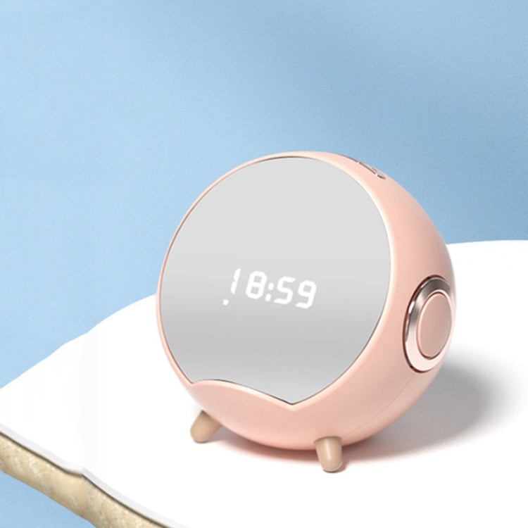 Mini Desktop Multifunktionaler Intelligenter Kabelloser Lade-Bluetooth-Lautsprecher mit Wecker- und Handyhalterfunktion