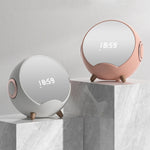 Mini Desktop Multifunktionaler Intelligenter Kabelloser Lade-Bluetooth-Lautsprecher mit Wecker- und Handyhalterfunktion
