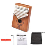 17-Toniges Anfänger-Fingerklavier Hirschkopf Kalimba Daumenklavier
